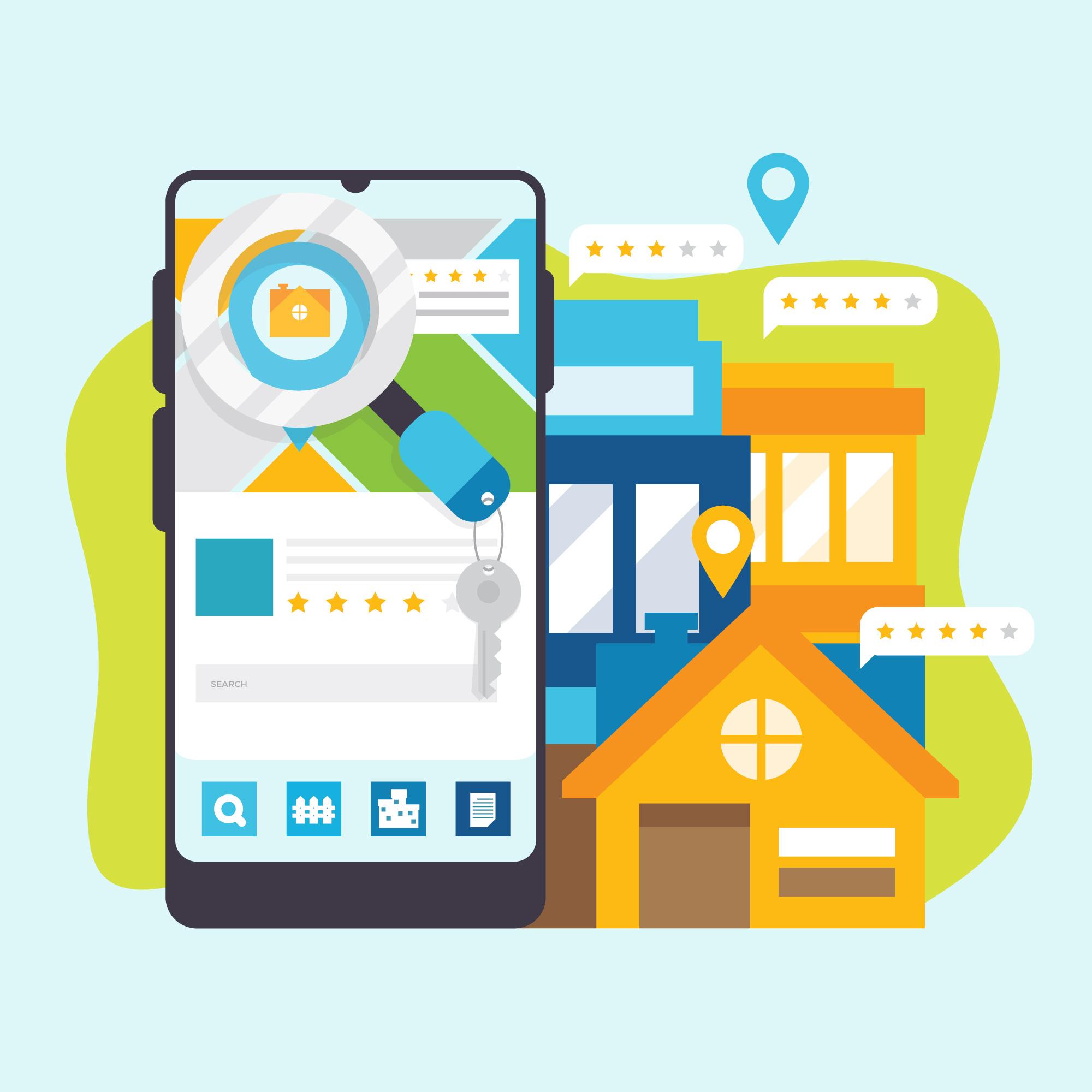 StackHX Real Estate HR App showing agent commission and RERA status